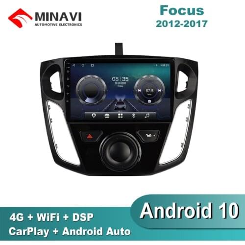 9'' IPS Android 9.0 Car Radio Multimedia For Ford Focus 3 2012-2015 GPS Navigation Navi Player Auto Stereo