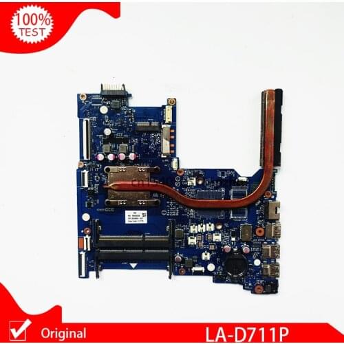 Original 854968-601 854968-501 854968-001 For HP 15-BA Series Laptop Motherboard BDL51 LA-D711P W/E2-7110 CPU