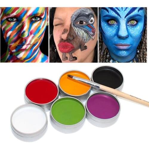 Professional Face Painting Flash Tattoo Face Body Paint Oil Painting Art Party Fancy Dress Beauty Makeup Face Paint Tools