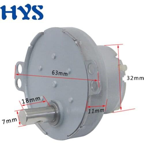 Gear Motor Electric DC 3V 5V 6V 12V 24V Speed Reducer 2rpm To 100rpm PWM Reversed Moteur 12 V Volt Moter DIY Fan Engine JS-50T