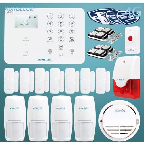 HOMSECUR 7" TFT LCD Video Door Entry Security Intercom BM702HD-S Indoor Monitor with 1024x600 Touch Keypad for HDK Series