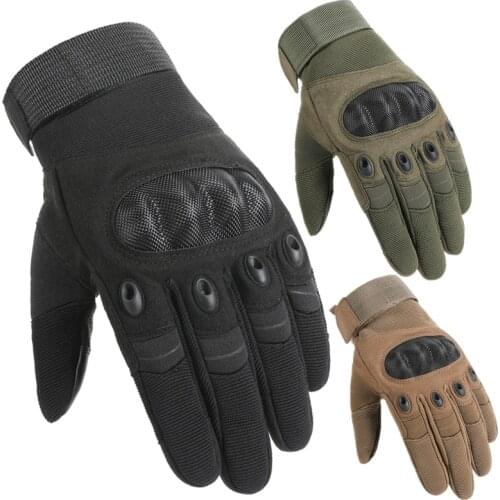 Touch Screen Tactical Gloves Military Full Finger Paintball Airsoft Combat Driving Motorcycle Lightweight Carbon Fiber Gloves