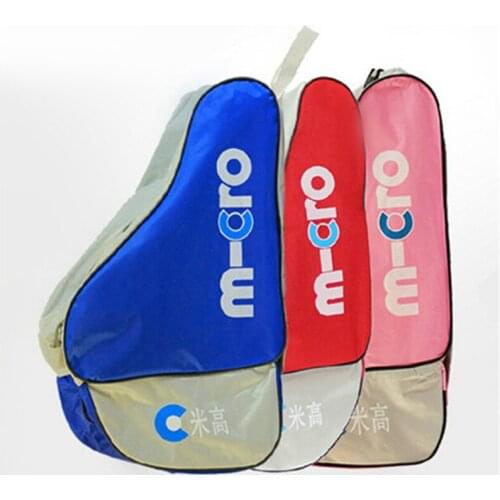 Universal Adult & Kids Inline Speed Skates Shoes Single Shoulder Bag and Handbag Blue Pink Red Colors