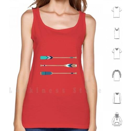 Painted Paddles tank tops vest sleeveless Boating Boat Boat Life Kayak Paddle Board Rowing Paddle Stand Up Paddle