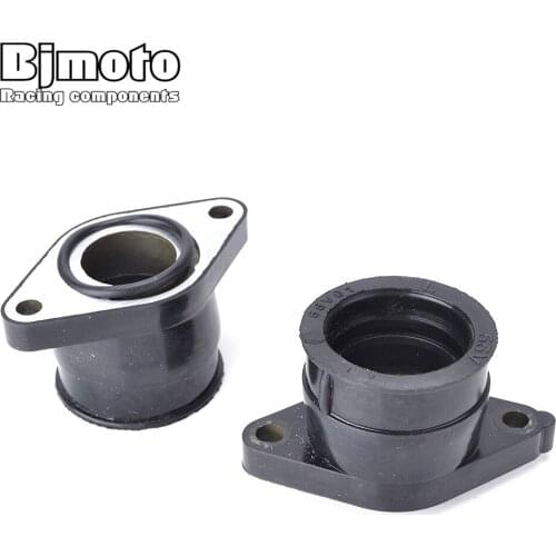 Pair Manifold Carburetter Intake Adapters Insulator Connector Glue For Yamaha 55V-13586-01-00 XT350 1985-2000 TT350 1986-1987