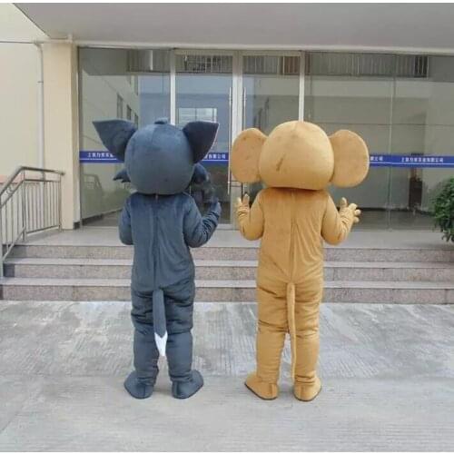 High Quality EVA Helmet Cat Mascot Costume Mouse Cartoon Suit Cosplay Party Masquerade Festival Celebration Event Gift 1219