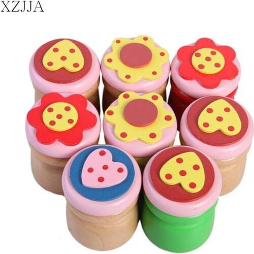 XZJJA Cute Flower Heart Wood Baby Teeth Storage Box Children Souvenir Save Milk Teeth Collecting Teeth Organizer Deciduous Box