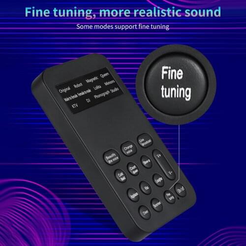 Professional voice changer Sound Effects 8 Sound Change Modes For Mobile Phones Laptop Tablets Game Adapters