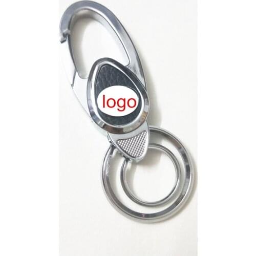 1x Car Key Ring Keychain Key Holder Logo 3D car keyring For KIA Benz Audi Toyota Honda Volkswagen Ford Nissan VW Accessories