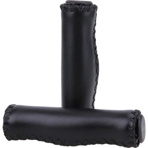 1 Pair/Pack Bicycle Accessories Fixed Gear Bicycle Leather Vintage Handlebar