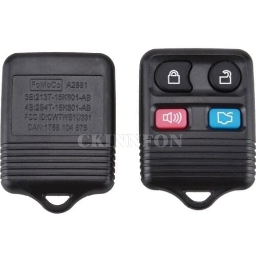 200Pcs/Lot 4 Buttons Remote Car Key Transit Keyless Entry Fob 315MHz/433mhz For Ford Remote Control Circuid Board