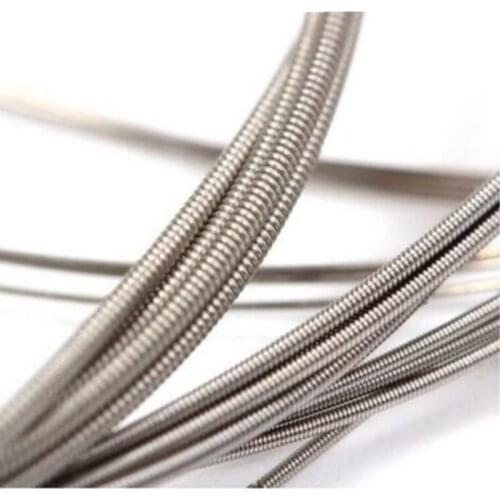 6 pcs/ Set Acoustic Guitar String Silver Pure Strigning For Guitarra Bass Parts & Accessories