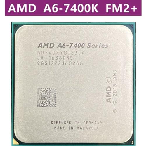 AMD A6-Series A6 7400K A6 7400 K 3.5G Dual-Core Processeur 65W AD740KYBI23JA / AD740BYBI23JA Prise FM2