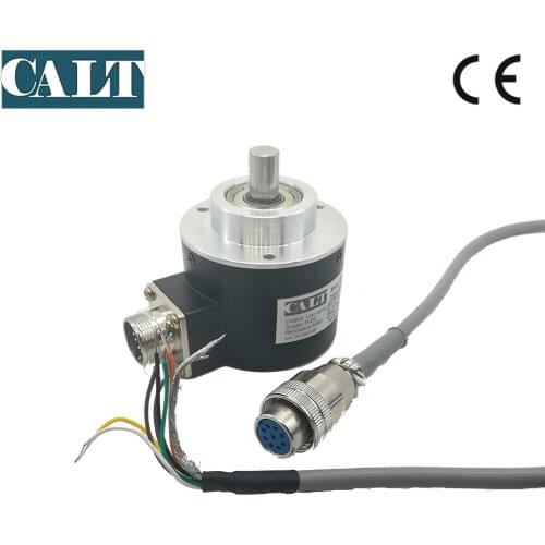 CALT high resolution 5000ppr square flange incremental optical encoder 5v line driver output GHS58-10C5000BML5