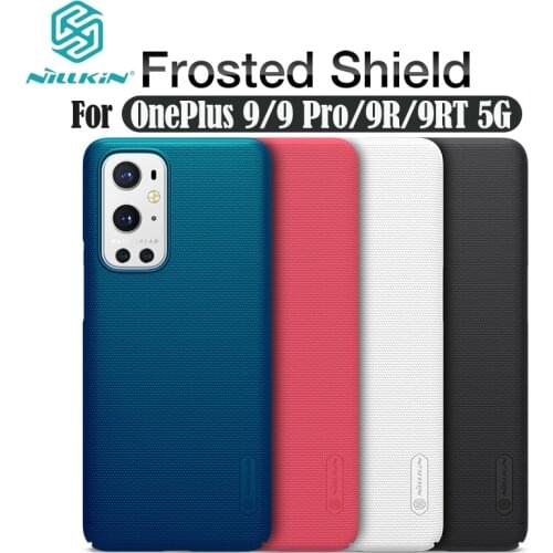 For OnePlus 9 Pro 9R Cover OnePlus9 Case Nillkin Super Frosted Shield Hard PC Business Protector Back Cover For One Plus 9 Pro