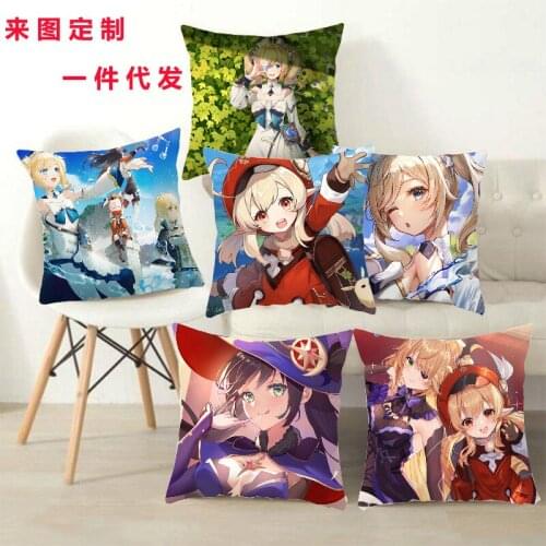45*45CM No pillow core Project character pattern pillow case Model Double sided printing Gift