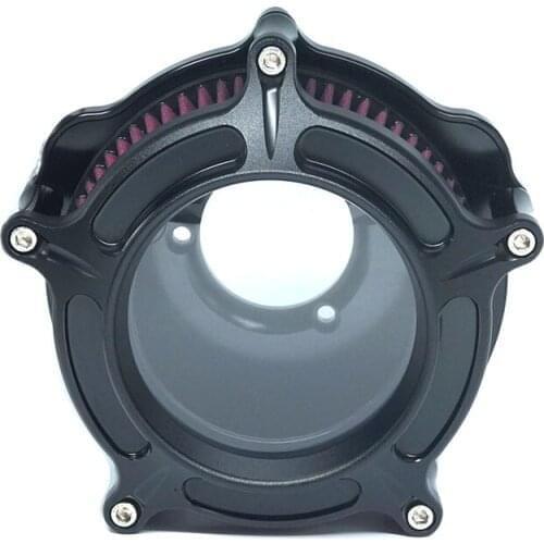 RSD Filter Motorcycle Turbine Air Cleaner Clarity Kit for Harley Touring Road King (2017 - up) Softail (2018 - up) Milwaukee 8