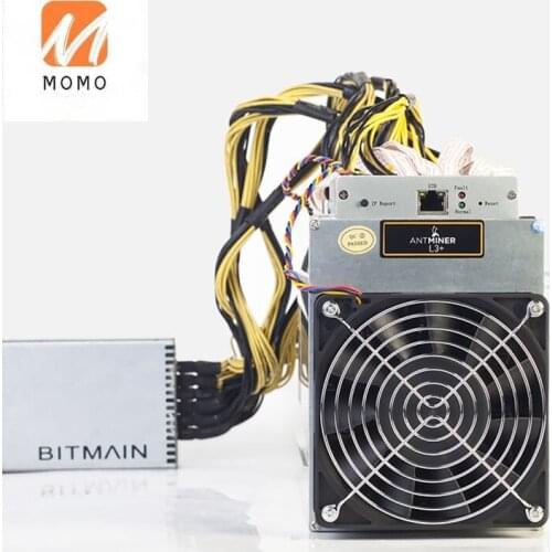 Hot Miner L3+ Upgrade Scrypt Algorithm L3++ Fan RPM Antminer L3+ Ethereum NLG Mining Machine