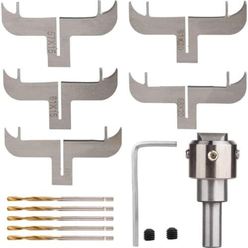 Bracelet Ring Milling Cutter Blades For CNC Machine Drill Bit Blades Handle Drill Bit Wrench Tool Kit Wooden Beads Drill Tool