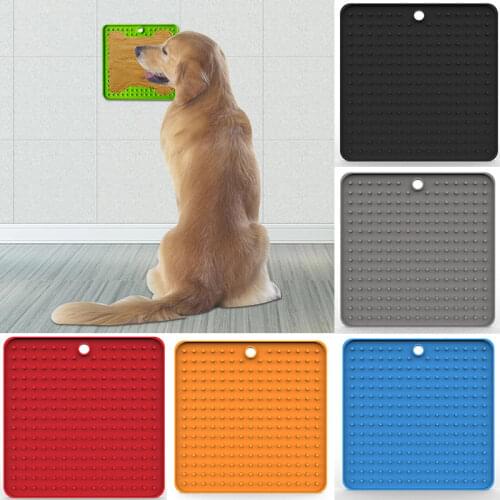Pet Mat For Dogs Cats Slow Food Bowls New Dog Feeding Food Bowl Silicone Dog Feeding Lick Pad Dog Slow Feeders Treat Dispensing