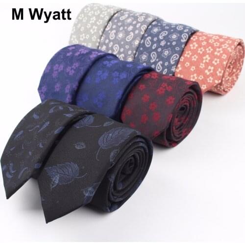 Mens Fashion Floral Necktie Casual Check Artificial Cotton Flower Leaf Bow Tie Paisley Skinny Ties Men Small Designer Cravat