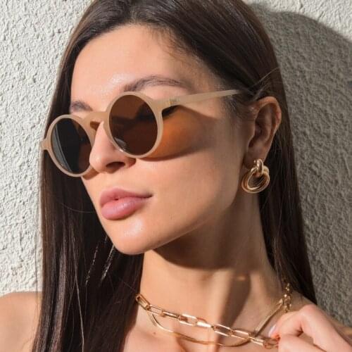 ONEVAN Round Glasses Women Retro Luxury Eyeglasses For Women/Men Brand Designer Sunglasses Women Vintage Gafas De Sol Hombre