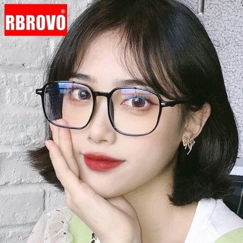 RBROVO 2021 Women Glasses Frame Retro Glasses Women Optics Eyewear Brand Design Eyeglasses Frame Women Anti Blue Light Spectacle