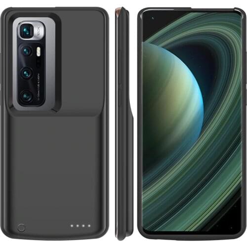 Mi10 Ultra Slim Silicone shockproof Battery Case For Xiaomi Mi 10 Ultra Battery Charger Phone case Power bank Charging cover