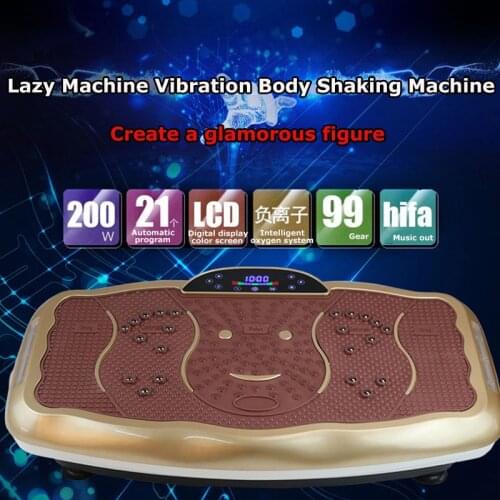 Exercise Machine Vibration Plate Gym Equipment Fat Burn Weight Loss Machine Power Fit Vibrat Plate Ab Vibrator Body Trainer