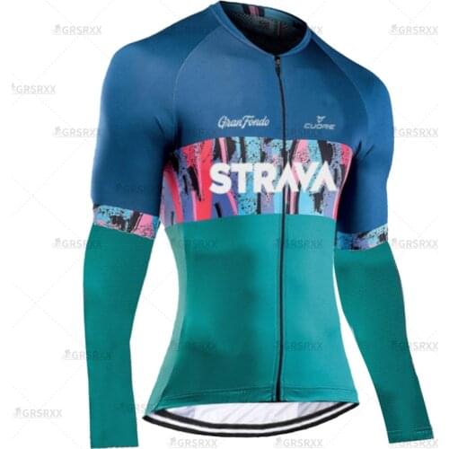 STRAVA 2021 Spring Womens Cycling Shirts Female Autumn Mountain Bike Jersey Pro Team Sportswear for Ladies Long Sleeves Jersey