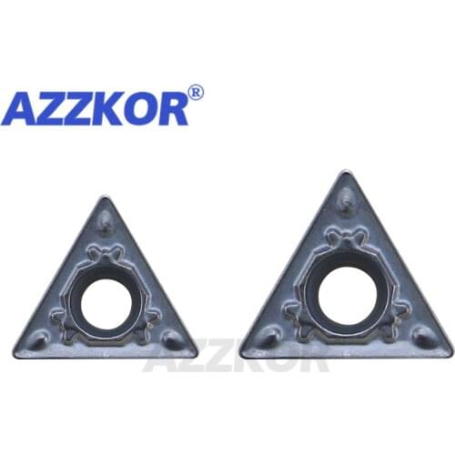 Internal Ceramic Inserts TPMT110204-HQ NTC60 Turning Tools NC Center Lathe For Machining Material AZZKOR Ceramic Carbide Blades