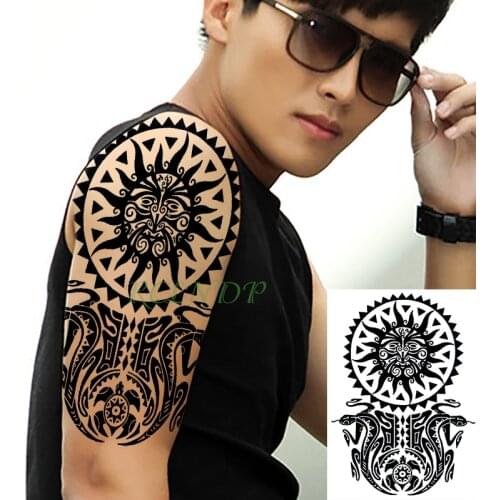 Waterproof Temporary Tattoo Sticker Mandala totem fake tatto flash tatoo tatouage temporaire Stickers arm leg for girl women men