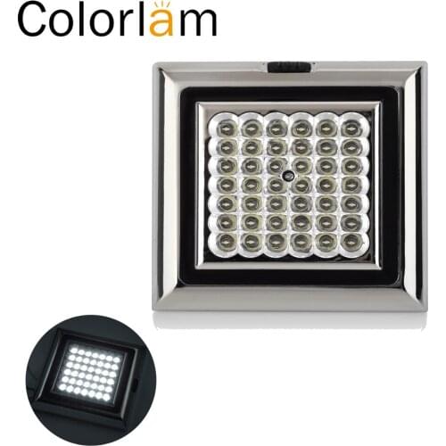 Colorlam 12V 5W 42 LED Bright White Auto Vehicle Roof Ceiling Dome Interior Light Lamp for DC12V Vehicles