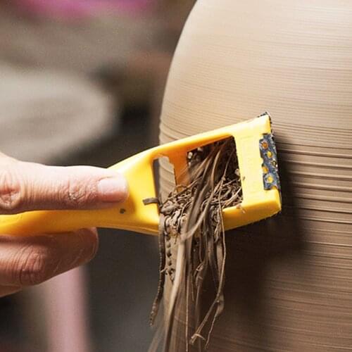 1PCS Pottery filer tool,Pottery planer, roughened surface, clay trimming tools, reduce thickness tool Tools for polymer clay