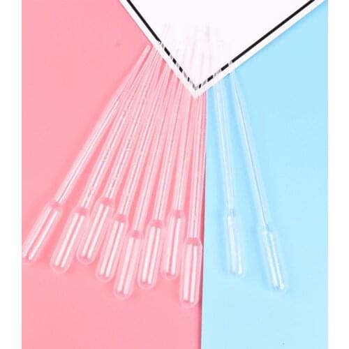100Pcs Plastic Soft Pliable Transfer Plastic Essential Oil Resin Droppers Disposable Jewelry Tools Fit for Testing Laboratorie
