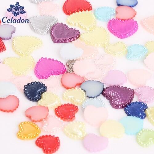 50/100 Pcs 10/14mm Flatback Imitation Garment Beads Pearl ABS loose Round Beads Craft For Fashion Jewelry Making