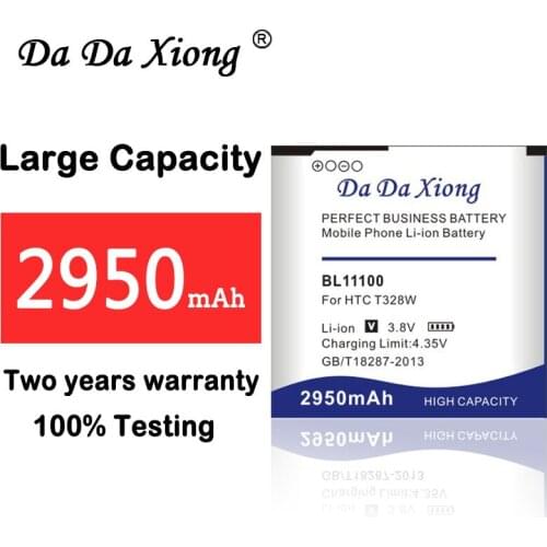 3050mAh BL11100 Phone Battery for HTC Desire V/VC/VT T328w T328d T328t Sensation XE Z710E G14 G17 EVO 3D X515d X515m