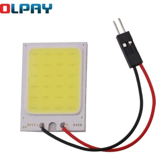 Car Dome Light LED Panel Light Car Interior Reading Lamp Signal Lamp Super White Bulb Festoon car lights T10