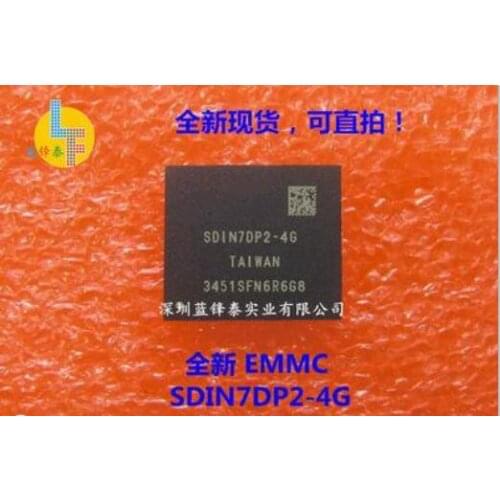 Free shipping 5PCS SDIN7DP2-4G SDIN7DP2 BGA