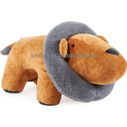 Creative Animal Childrens Sofa Stool Cartoon Stool Cute Lion Home Furnishing Decoration Seat Gift Living Room Shoe Stool