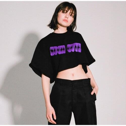 Женские хлопковые футболки LEQEMAO China At AliExpress