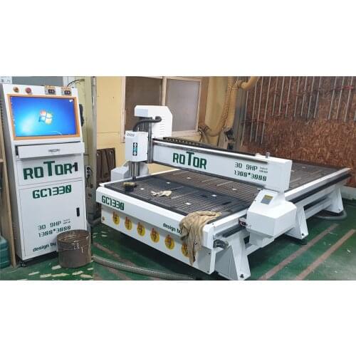 Hot Sale China Cheap CNC Router Machine 1325 With Nc Studio DSP Control System For Wood Acrylic MDF Carving Cutting
