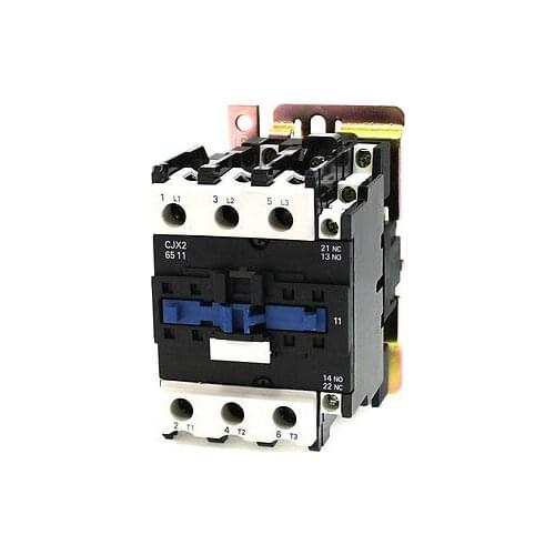110V Rated Coil Voltage 3 Phase 1NO+1NC CJX2-6511 Alternating Current Contactor