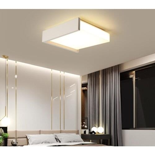New Black/White LED Ceiling Lights For Living Room Bedroom Dining Room Lighting Fixtures Indoor Lusure Lights Apply To AC90-260V