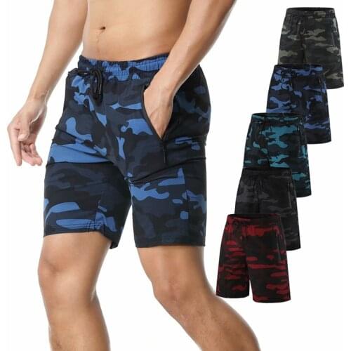 NEW Summer camouflage Sweatpants fitness shorts Fashion Breathable quick-drying gyms Bodybuilding Joggers shorts Slim fit shorts