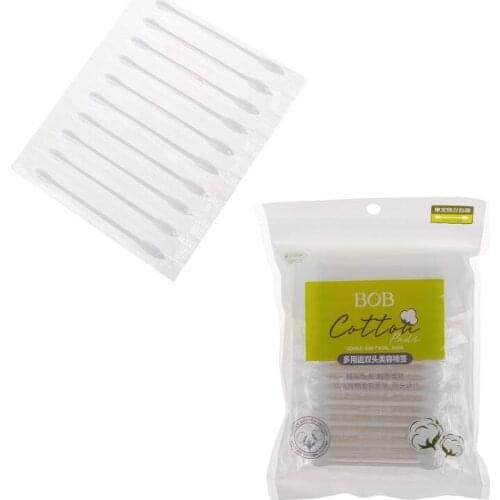 Disposable Double-ended Cotton Swabs Individually Packaged For Portable Travel