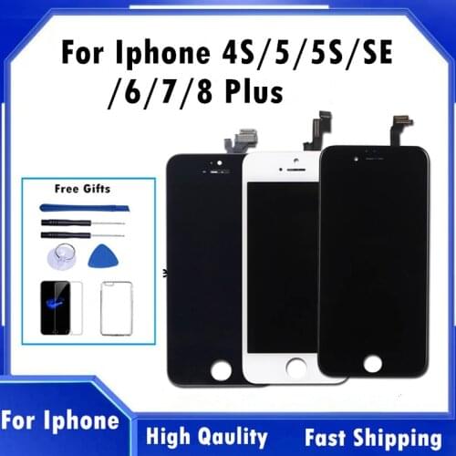 For iPhone 7 7 plus AAA Quality LCD Display 3D Touch Screen For iPhone 5 6 6s 7 7plus Lcd Assembly Free Tools&B7000 Glue