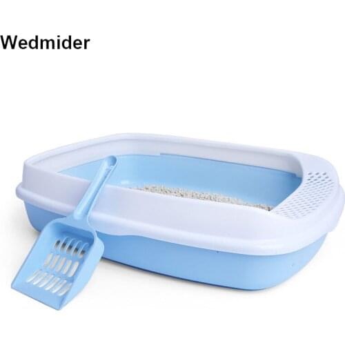 Toilet Bedpan Cat Litter Box Candy colors Anti-Splash Pet Dog Toilette Puppy Indoor Home Plastic Sandbox Cat toilet