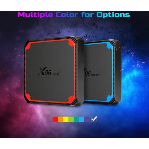 X96mini+ HD TV Box Android 9.0 WiFi Set Top Box 1GB+8GB / 2GB+16GB Quad-Core Smart Media Player Voice4K Media Player