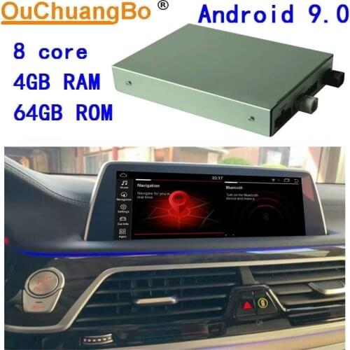 Ouchuangbo android 9.0 Smart integrated box for X5 X6 530Li with decoder box gps 8 core 64GB ROM